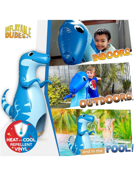Bolsa de Golpes Inflable DUDAS INFLABLES Dinosaurio 119 cm