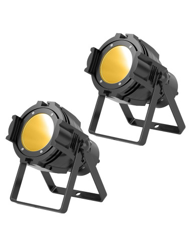 2 Focos COB 80W HOLDLAMP Luz de Escenario DMX Metal