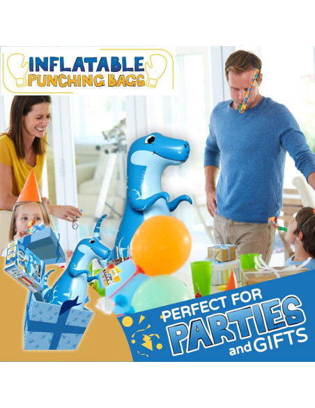 Bolsa de Golpes Inflable DUDAS INFLABLES Dinosaurio 119 cm