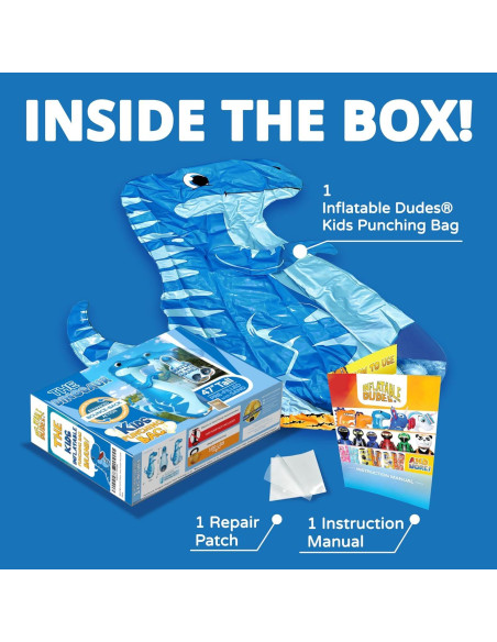 Bolsa de Golpes Inflable DUDAS INFLABLES Dinosaurio 119 cm