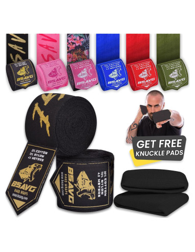 Envolturas de Mano BeSAVAGE 180 Pulgadas para Boxeo y MMA