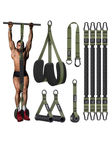 Bandas de Asistencia para Dominadas SERTT 136kg Ajustables