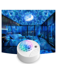 Proyector de Luz Nocturna LED Moredig Galaxy Multicolor 12 Colores