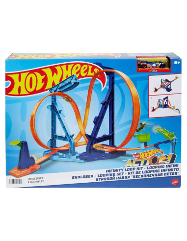 Juego de Pista de Autos Hot Wheels Bucle Infinito 1:64