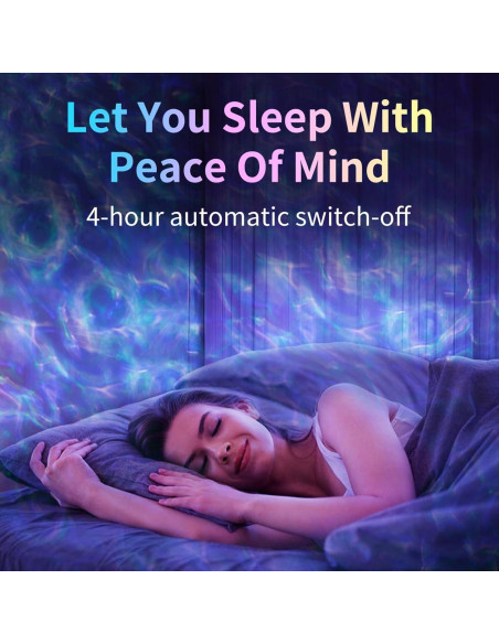 Proyector de Luz Nocturna LED Moredig Galaxy Multicolor 12 Colores