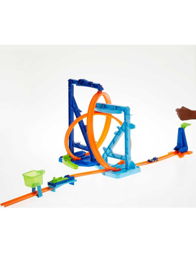 Juego de Pista de Autos Hot Wheels Bucle Infinito 1:64