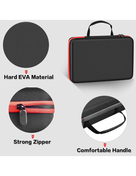 Organizador de Juguetes COMECASE para 36 Coches - Estuche Negro