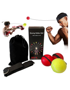 Cinta para la cabeza con bola de reflejos MA Martial Arts