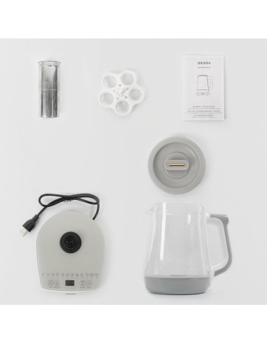 Hervidor Eléctrico Cglightwsparkle 1.8L con Infusor y 12 Funciones