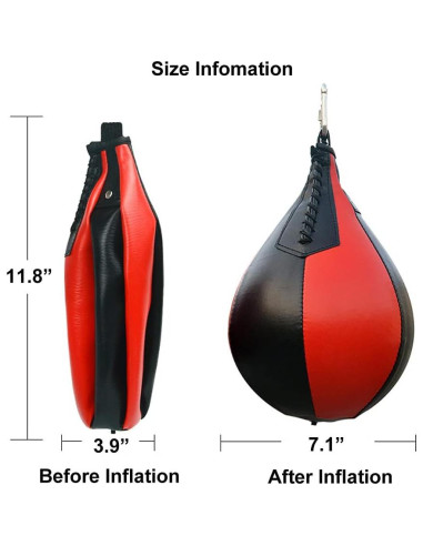 Conjunto Speedbag Boxeo YCYU con Soporte y Bomba Infladora