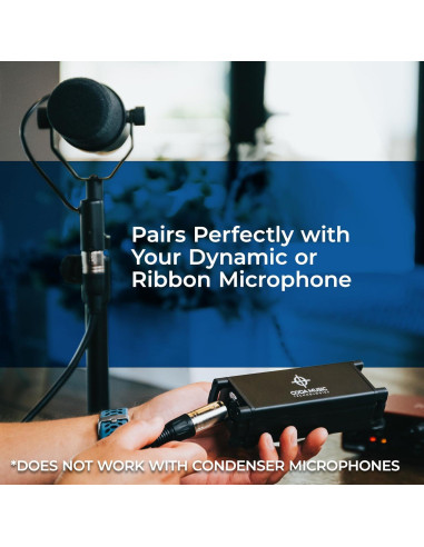 Coda MB-1 Preamp Micrófono 48V Phantom 25dB Ganancia