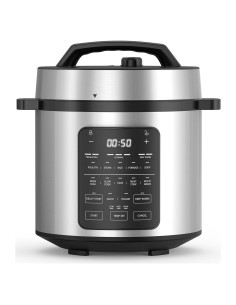 Olla de presión eléctrica Sweetcrispy 6L 12 en 1 acero inoxidable