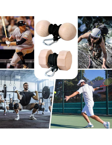 Rodillo de Muñeca YCHLCHL para Fortalecimiento de Antebrazo