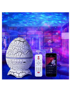 Proyector de Estrellas SZPACMATE Huevo de Dinosaurio Luz Nocturna