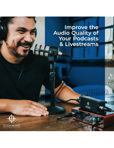 Coda MB-1 Preamp Micrófono 48V Phantom 25dB Ganancia