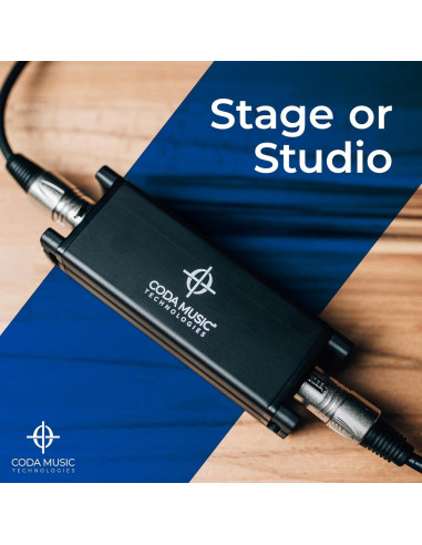 Coda MB-1 Preamp Micrófono 48V Phantom 25dB Ganancia