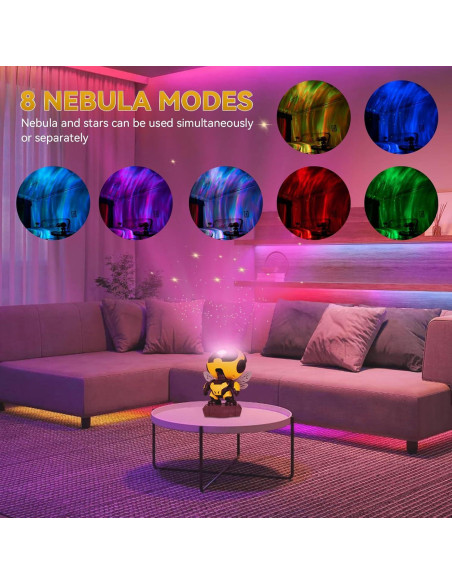 Proyector de Estrellas ADXEICE con Altavoz Bluetooth 20.77cm