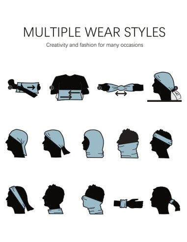 Máscara Balaclava UV Transpirable para Hombres y Mujeres