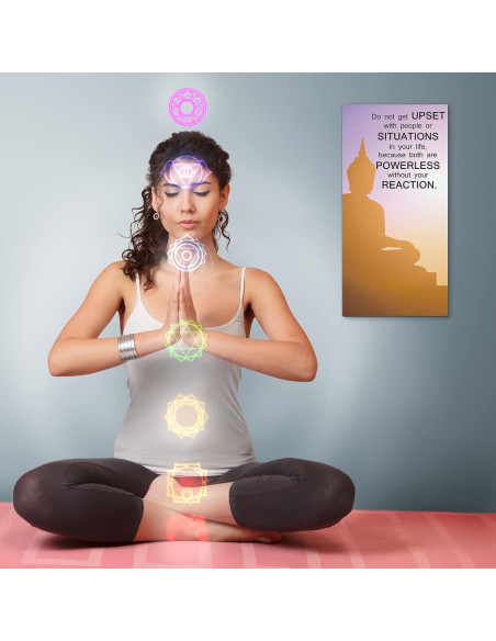 Decoraciones de Pared Zen Blulu 2 Piezas Citas Inspiradoras