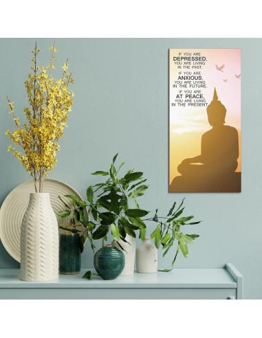 Decoraciones de Pared Zen Blulu 2 Piezas Citas Inspiradoras