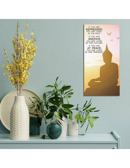 Decoraciones de Pared Zen Blulu 2 Piezas Citas Inspiradoras