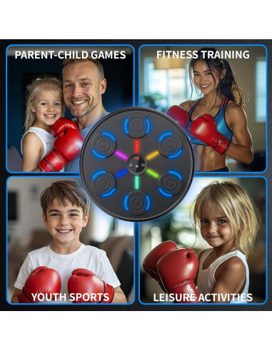 Máquina de Boxeo Musical Chexolab CX-YYQT con Guantes