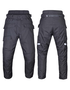 Pantalones de Motocicleta WICKED STOCK Impermeables con Armadura 2