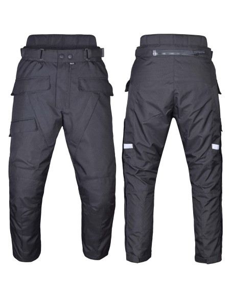 Pantalones de Motocicleta WICKED STOCK Impermeables con Armadura