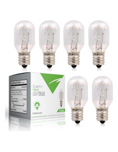 Bombillas Incandescentes T7 15W E12 para Lámparas de Sal - Paquete de 6