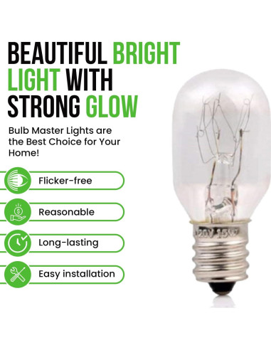 Bombillas Incandescentes T7 15W E12 para Lámparas de Sal - Paquete de 6