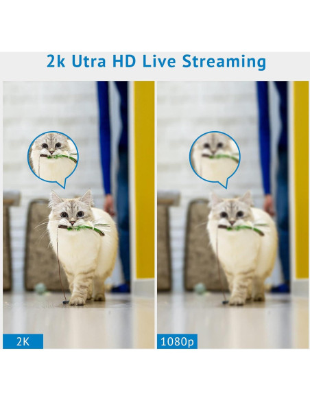 Cámara de Seguridad LaView 4MP Interior con Visión Nocturna