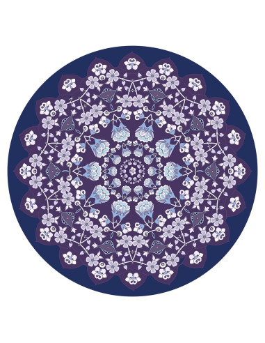 Alfombrilla de Yoga Redonda Keolorn 140cm Caucho Natural