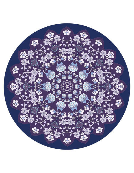 Alfombrilla de Yoga Redonda Keolorn 140cm Caucho Natural