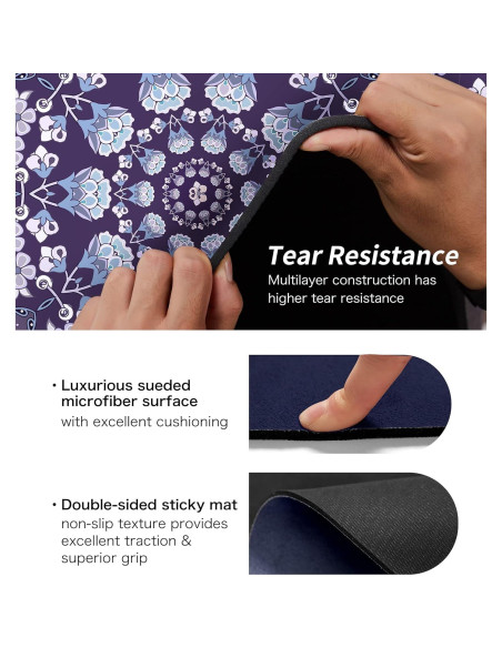 Alfombrilla de Yoga Redonda Keolorn 140cm Caucho Natural