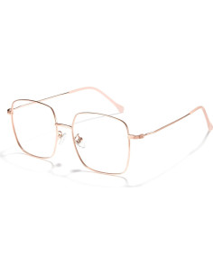 Gafas de Bloqueo de Luz Azul Cyxus Cuadradas Retro Metal 2