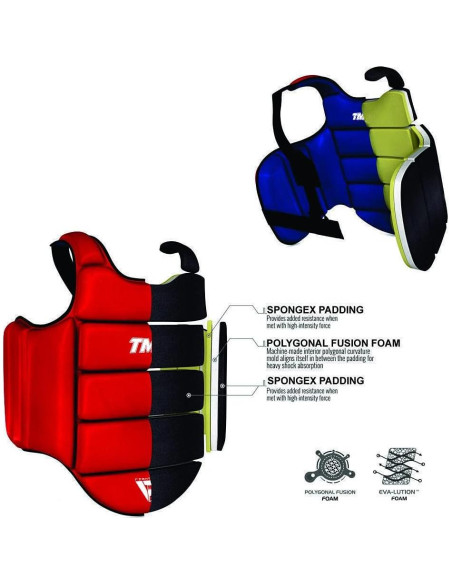 Protector Corporal Reversible TMA Guardapecho Kickboxing MMA