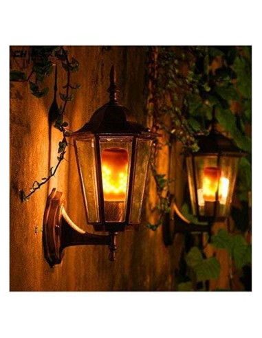 Bombillas LED E26 efecto llama MINTSSOUL 2 paquetes 3-8W