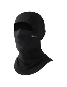 Balaclava Omenex Negra Transpirable UPF50 para Esquiar y Ciclismo