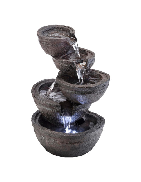 Fuente de Agua en Niveles 33 cm Alpine WIN1138 con LED