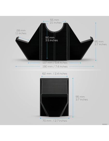 Soporte de Escritorio BRAINWAVZ UGDS-01 para 2 Controladores