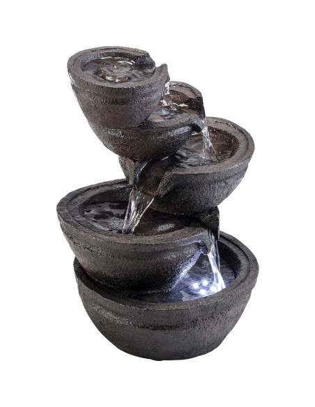 Fuente de Agua en Niveles 33 cm Alpine WIN1138 con LED