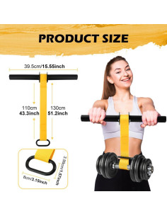 Fortalecedor de Antebrazo PUXING con Rodillo de Muñeca Ajustable 2