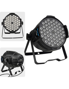 Luces DJ BETOPPER 54x3W RGB DMX Activadas por Sonido 2