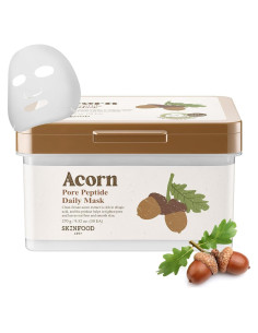 Máscara de Tela Diaria SKINFOOD Acorn Pore 30 Unidades