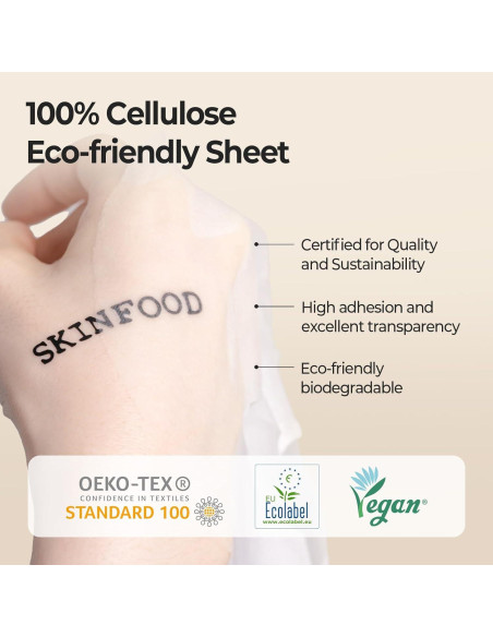 Máscara de Tela Diaria SKINFOOD Acorn Pore 30 Unidades Máscara de Tela Diaria SKINFOOD Acorn Pore 30 Unidades