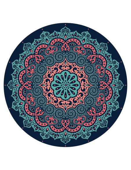 Alfombrilla de Meditación Redonda Nuveti 140cm Antideslizante