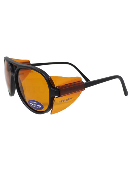 Gafas de Sol Aviador Retro Titus G35 UV400 con Escudos Laterales