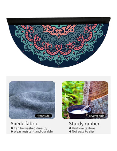 Alfombrilla de Meditación Redonda Nuveti 140cm Antideslizante