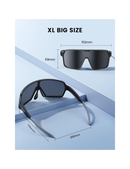 Gafas de sol deportivas Lamicall XL polarizadas UV400