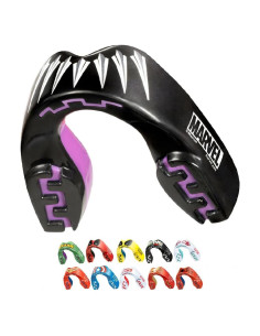 Protector Bucal Deportivo Safejawz Black Panther Junior Doble Capa